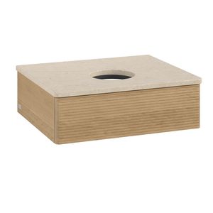 Wastafelonderkast Antao 600x190x500mm Honey Oak K07113HN