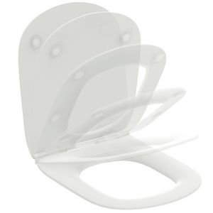Tesi zitting en deksel dun softclose afneembaar silk white