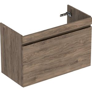 Renova Plan wastafel onderkast + lade 100cm noten hickory