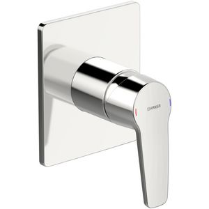 Afbouwdeel hendelmengkr rechthoek rozet 130x110mm HANSAPOLO