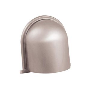 RVS buitenrooster bol lang model Ø100mm