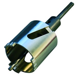 Dozenboor diamant lasergelast 68mm incl. opnameschacht M 16 en centreerboor zeskantopname