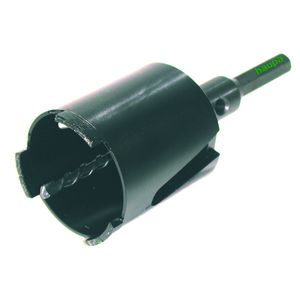 Dozenboor diamant speciaal 68mm incl. opnameschacht en centreerboor zeskantopname