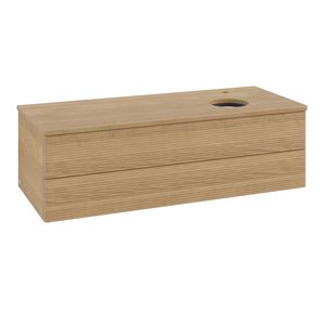 Wastafelonderkast Antao 1200x360x500mm Honey Oak K23151HN