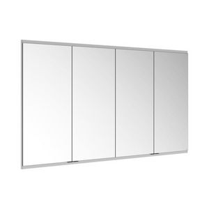 Spiegelkast/onverl. wandinb./2wcd/2usb/1700x900x160mm zilv