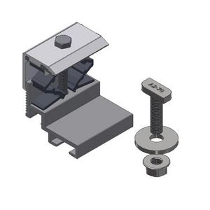 Micro omvormer klem set voor 28-50mm Aluminium