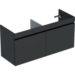 Renova Plan onderkast v. dub wastafel+2 laden 130cm lava mat