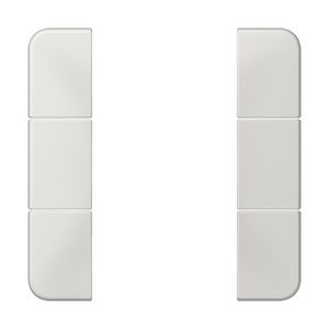 Tastafdekking compleet 3-voudig CD500 lichtgrijs KNX