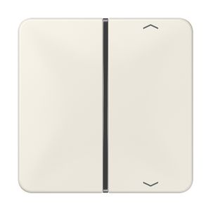 Tastafdekking 1-voudig pijl CD wit KNX