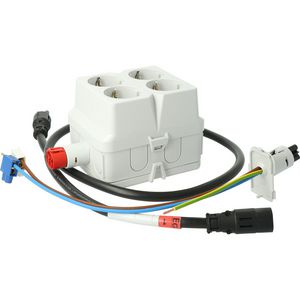 Wandcontactdoos set AW 4-voudig