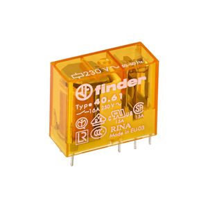 RELAIS 1W 16A 230VAC