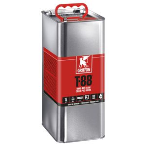 Hard PVC-lijm T-88 (druk-/afvoer) KOMO/KIWA blik a 5ltr.