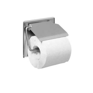 Closetrolhouder met klep BS677 RVS