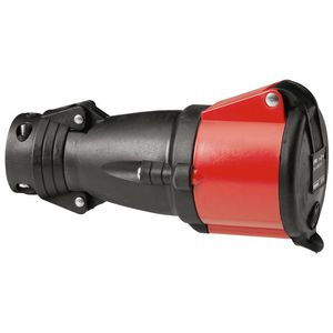Koppelcontactstop 400V 32A 4-polig IP44 rubber Hypra