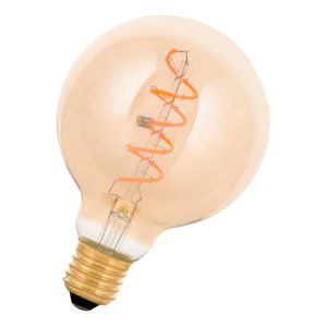 LED-lamp William G95 SPIRALED E27 DIM 3.2W 180lm 919 goud