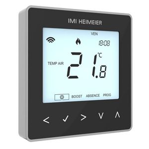 Ruimtethermostaat programmeerbaar neoStat V2 zwart inbouw 230V (min.diepte =35mm)