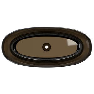 OVAL 160x72 frosted umber