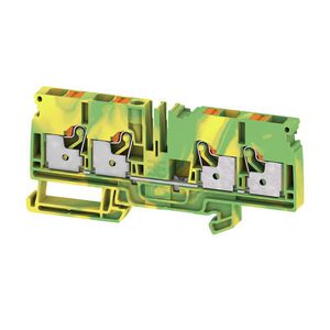 Aardklem PE PUSH IN groen/geel 6mm² 800V 2881490000 VVE=50