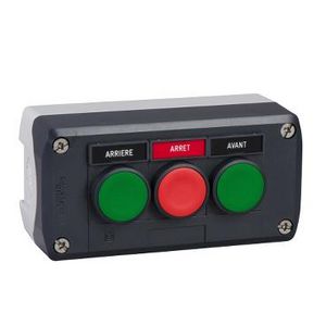 Drukknopkast 3 functies 1NC+2NO Groen/rood/d Harmony XAL-D