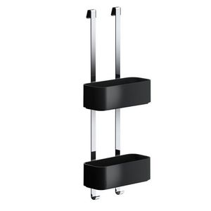 Doucherek hangend voor douchewand FRAME BLACK CHROME