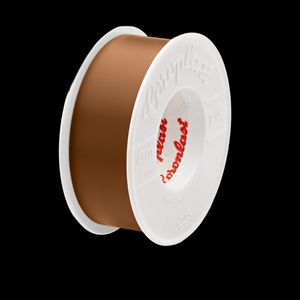 Rol a 10m. pvc isolatietape 15mm type 302 VDE bruin