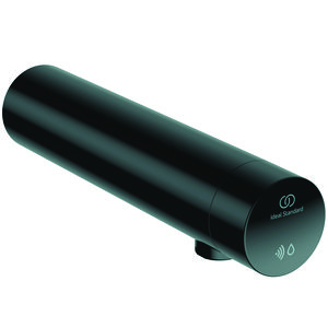 Wandkraan z. menging wand batterij black onyx Sensorflow