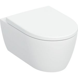 Wandcloset combipack iCon diepspoel TurboFlush 530mmm wit KeraTect incl. zitting Softclose Quickrelease 