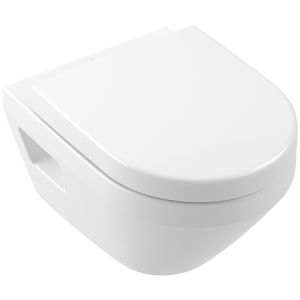 Wandcloset Architectura diepspoel 4687 verkort 480mm Twistflush wit Alpin AntiBAc C+ (excl. zitting)