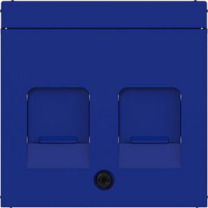 Centraalplaat KeyStone 2-v stofbescherming tekstv. A.x/C.x cobalt mat