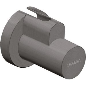Huls Flowstar hoekstopkraan brushed black chrome