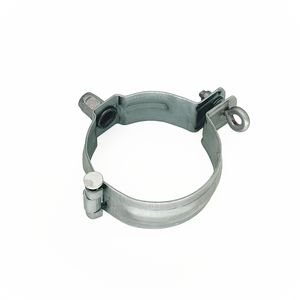 Zinken HWA scharnierpijpbeugel 80mm met moer M10 + RVS schroefoog