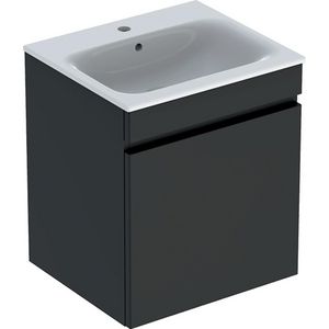 Renova Plan set slim rim wastafel 55 + onderkast lava mat