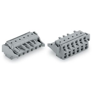 2-draads FE steker 2,5 mm² grijs 231-2202/037-000 VVE=50