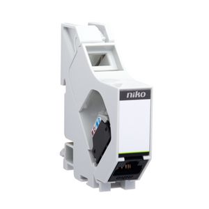 DIN-rail module onafgeschermde RJ11-conn. centr.mont.