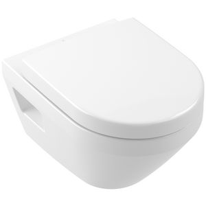 Wandcloset Architectura diepspoel 4687 verkort 480mm Twistflush wit Alpin C+ (excl. zitting)