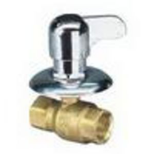 TW Inbouwkogelkraan met hendel PN16 DN20