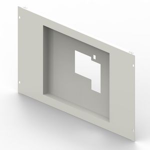 Afdekplaat DPX3 1600 4-polig aardlekschakelaar 36 mod. Horiz