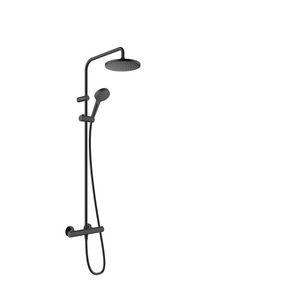 Vernis Blend Showerpipe+douchethermostaat Eco Smart mat zwart