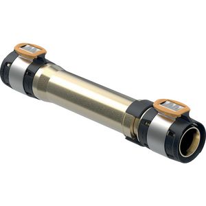 Schuifsok / reparatiekoppeling FLOWFIT pers 50x50mm brons l=338-495mm