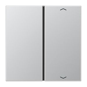 Tastafdekking LS-alu. 1-voudig .pijl compleet KNX