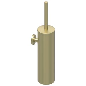 Toiletborstelgarnituur wand geborsteld mat goud