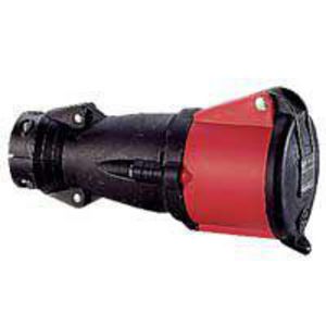 Koppelcontactstop 400V 63A 4-polig IP44 rubber Hypra