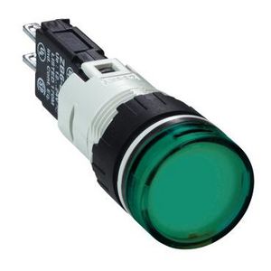 Signaallamp LED Ø16mm 24V IP65 Connector Kleurloos