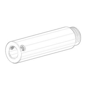 Aansluiting 18x70mm Mat Wit