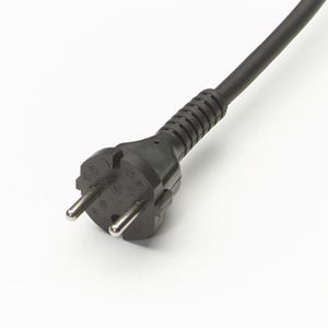 Gereedschapsnoer H05RN-F 2x1,00 zwart 10m.