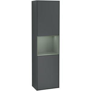Hoge kast Finion 418x1516x270mm Mid.Blue Matt Lacquer F460GMHG