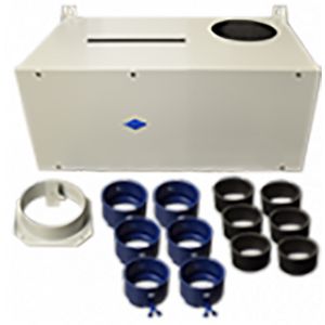 Dem/Qual.Flow univ. plenum wand/plafond mont. 8 aansl.