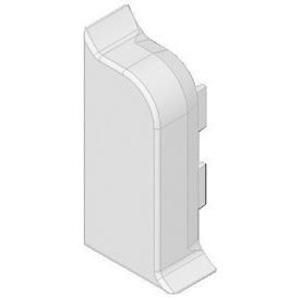 SLK EINDSTUK LINKS 20X50 RAL9001 VVE=10