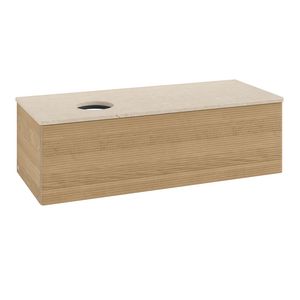 Wastafelonderkast Antao 1200x360x500mm Honey Oak K33113HN