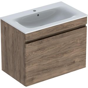 RenovaPlan set slim wastafel 80+onderk noot hick+folie